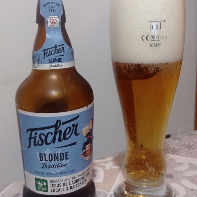 Bière blonde Fischer 5 litres 6,0% vol. avec robinet Fût Party