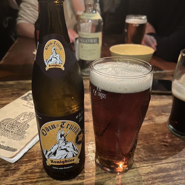 Odin Trunk Schlossbrau Honigbier Beer, Germany
