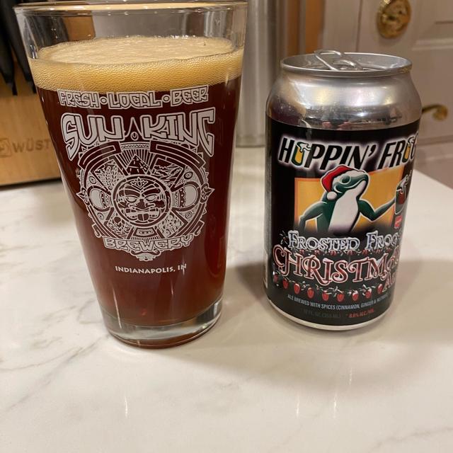Frosted Frog Christmas Ale (2023) - Hoppin' Frog Brewery - Untappd