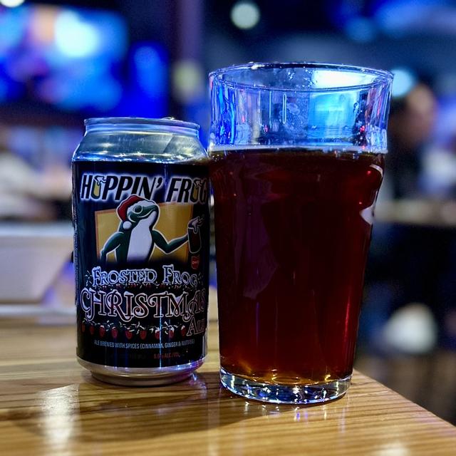 Frosted Frog Christmas Ale - Hoppin' Frog Brewery