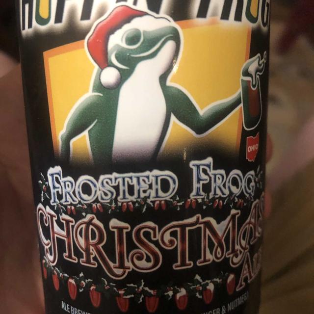 Frosted Frog Christmas Ale - Hoppin' Frog Brewery - Untappd