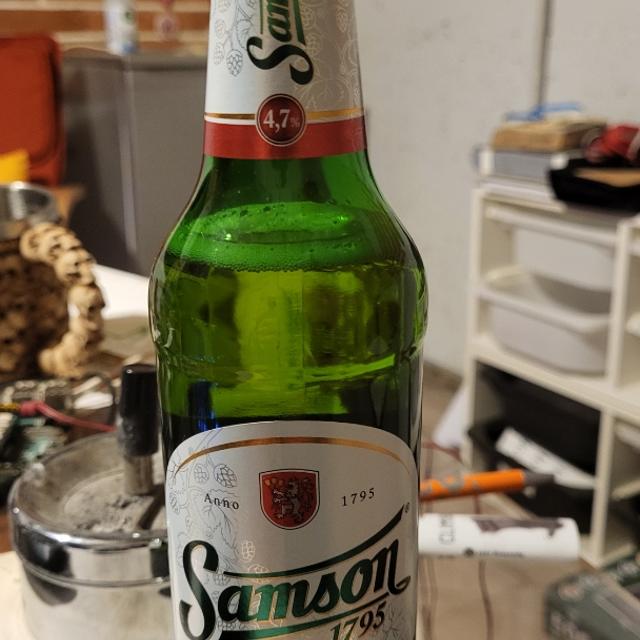 SIX`PACK Cerveja Bohemian Pilsener Samson 12° Garrafa 500ml