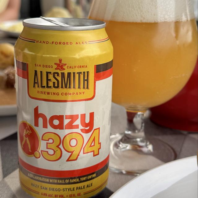 394 tobacco & beer The Story Behind Tony Gwynn's .394 Pale Ale AleSmith Brewing Releases Hazy .394