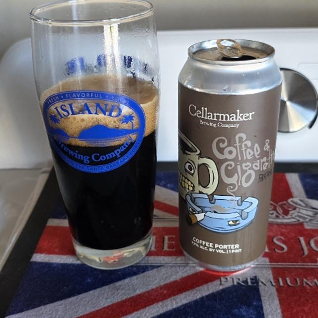 cellarmaker coffee and cigarettes Brewing Company, & Cigarettes: Smoked Coffee Porter My Beer Dealer Coffee & Cigarettes by Cellarmaker