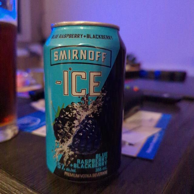 Ice Smash Blue Raspberry + Blackberry - Smirnoff - Untappd