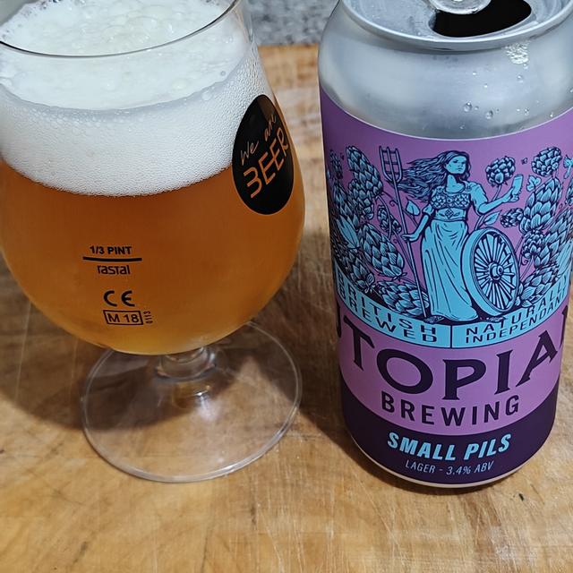 Small Pils - Utopian Brewing Ltd | Photos - Untappd