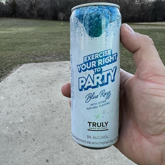 Blue Razz - Truly Hard Seltzer - Untappd