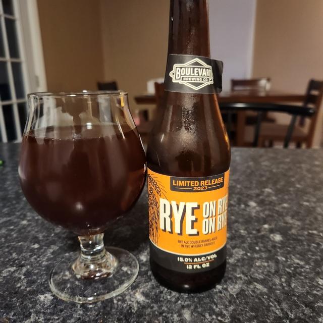All Rye Beer Rye On Rye On Rye (2023) - Boulevard Brewing Co. - Untappd