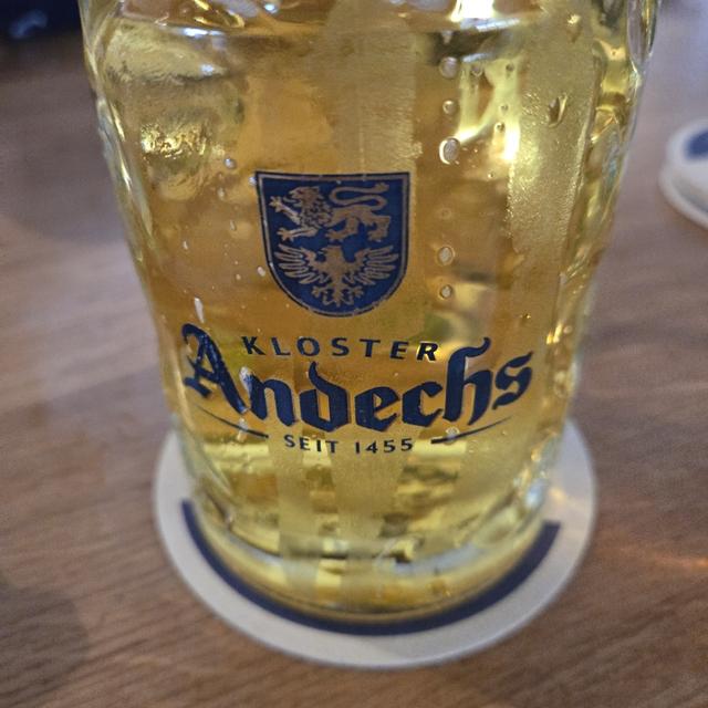 Klosterbrauerei Andechs Bierkrug 0,5 Liter - Authentischer Andechs Bierkrug