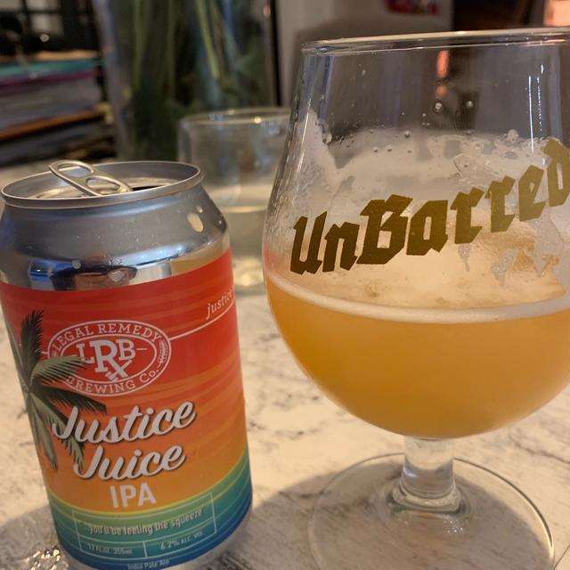 Justice Juice IPA - Legal Remedy Brewing - Untappd