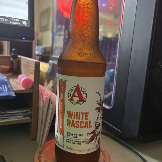 White Rascal Beer Label White Rascal - Avery Brewing Co. - Untappd