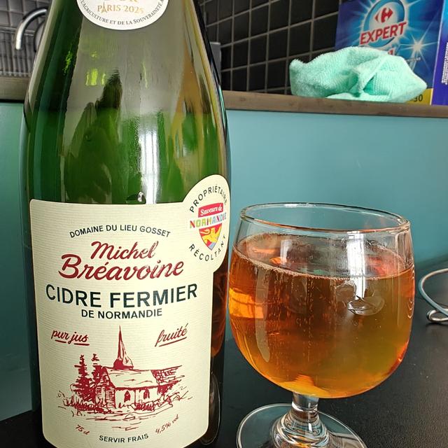 Cidre fermier de Normandie fruité - Cidrerie Michel Bréavoine | Photos -  Untappd