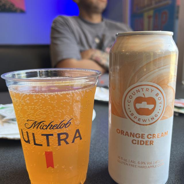 Orange Cream Cider - Country Boy Brewing | Photos - Untappd