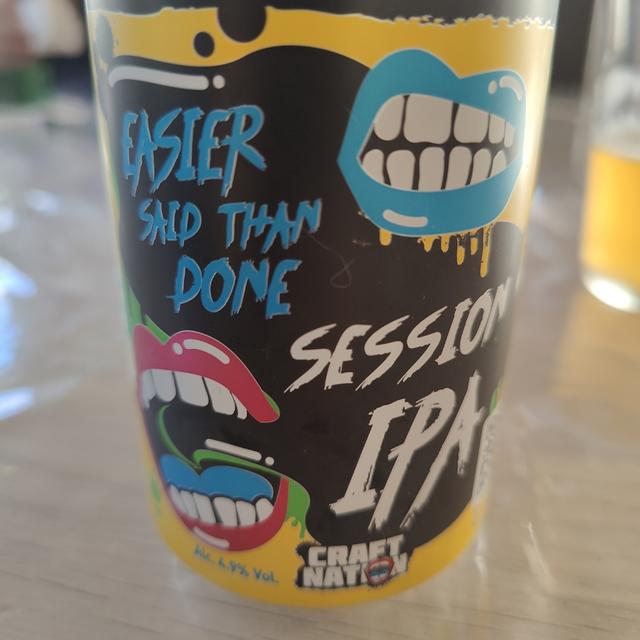 Een foto van Morten Leu BRATHOLT (MortenLeu) met een Craft Nation Easier Said Than Done
