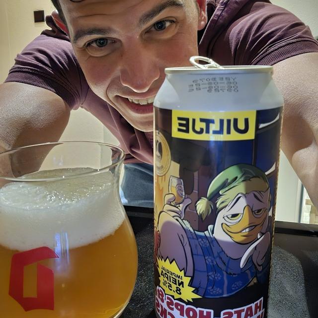 Een foto van Marciano Baggen (Bagguhh) bij de brouwerij Uiltje Brewing Company