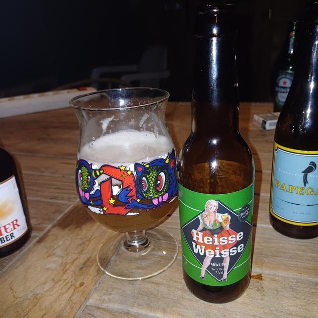 Een foto van dreek mostert (dreek_mostert) met een Heisse Weißen