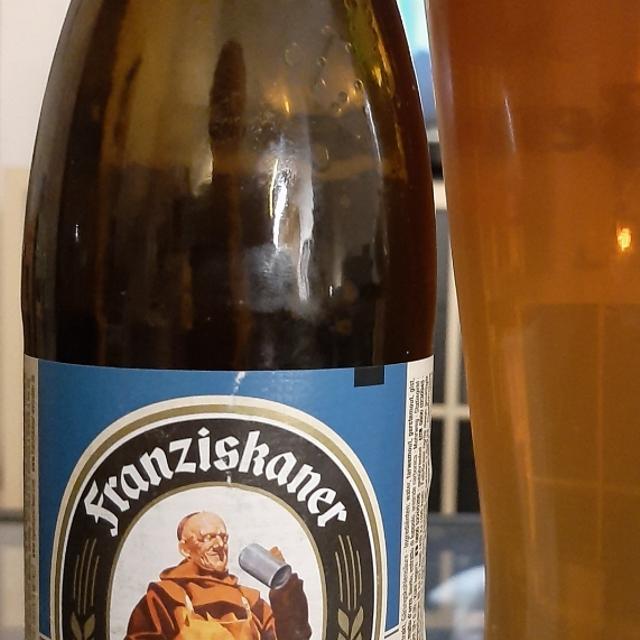 Franziskaner Weissbier Alkoholfrei, gefotografeerd door Christian