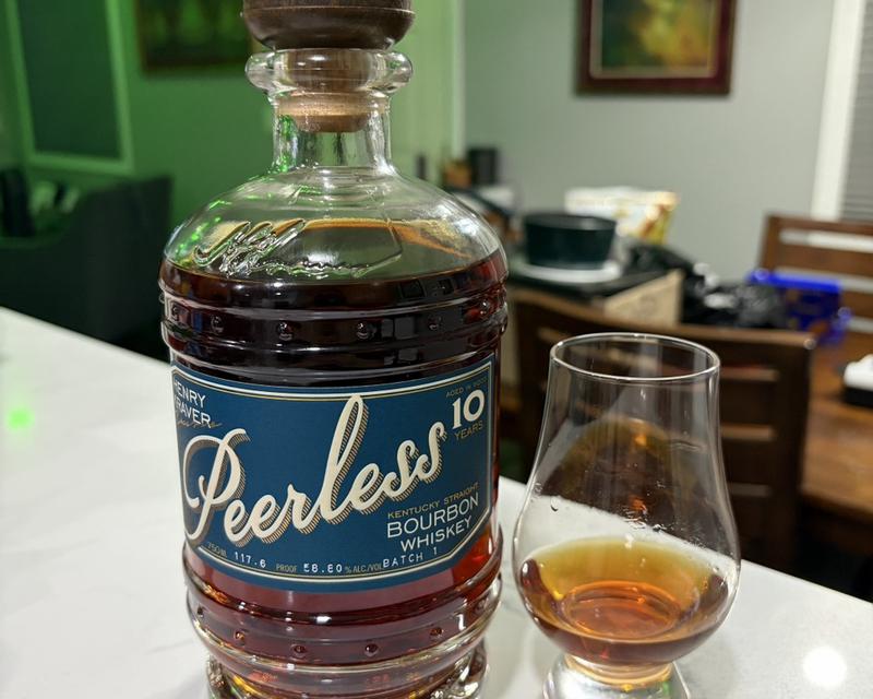 Whiskey bottles lined up for a blind tasting