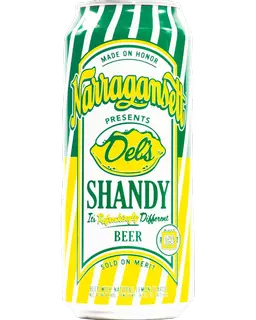 Del's Shandy product label