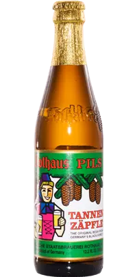 Rothaus Pils / Tannen Zäpfle product label
