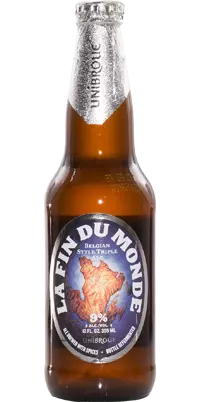 La Fin du Monde product label