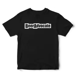 BeerAdvocate Black Logo Shirt product label