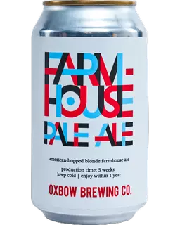 Farmhouse Pale Ale product label