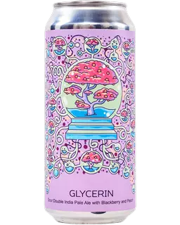 Blackberry Peach Glycerin product label