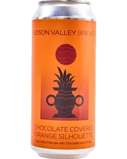 Chocolate Covered Orange Silhouette product label