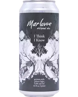 I Think I Know product label