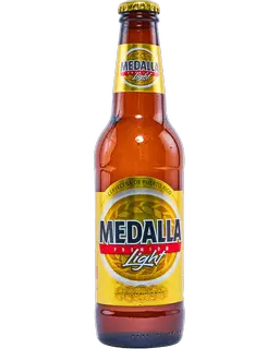 Medalla Light product label