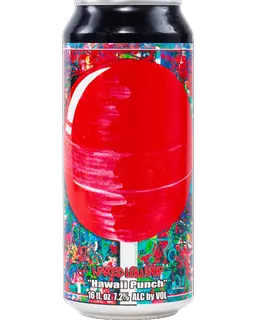 Naked Lollipop: "Hawaii Punch" product label