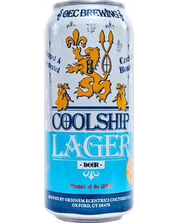 Coolship Lager product label