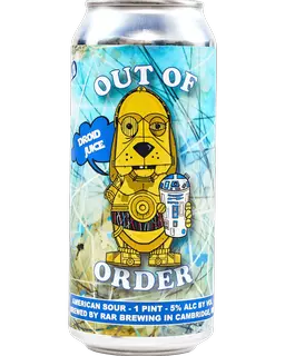 Out of Order: Droid Juice product label