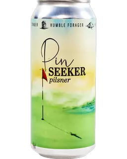 Pin Seeker Pilsner product label