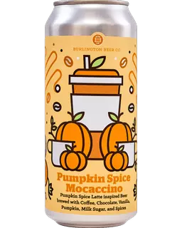 Pumpkin Spice Mocaccino product label