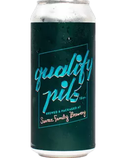 Qualify Pils product label