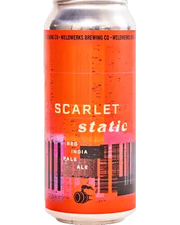 Scarlet Static product label