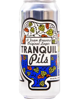 Tranquil Pils (Pre-2024) product label