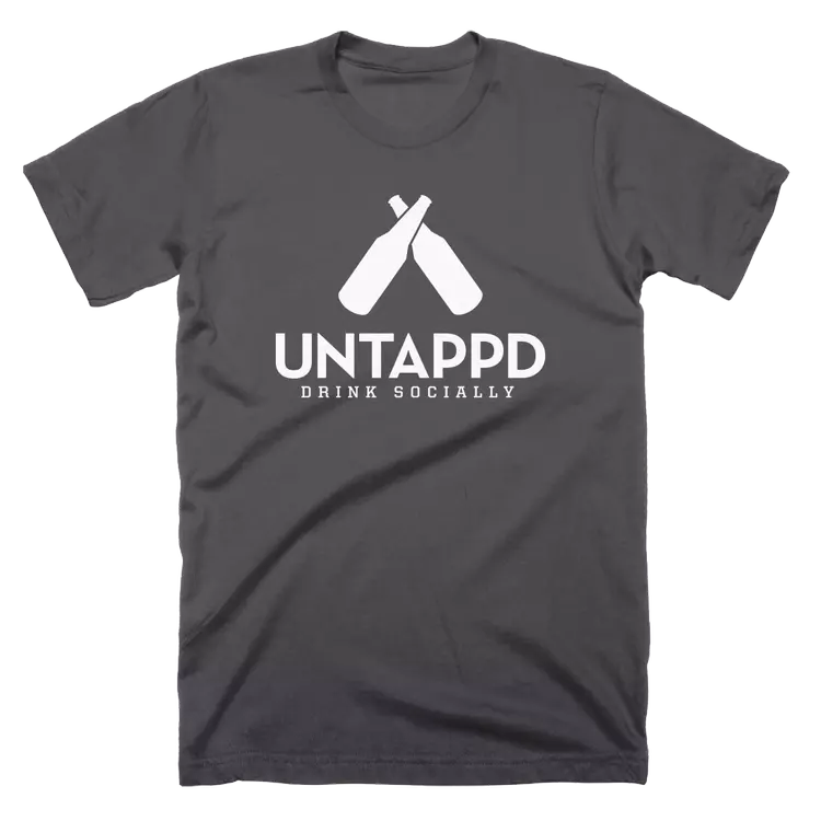 Untappd Logo Shirt (Asphalt)
