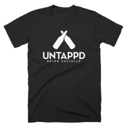 Untappd Logo Shirt (Black) product label