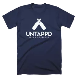 Untappd Logo Shirt (Navy) product label