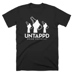 Untappd Loyalist Shirt (Black) product label
