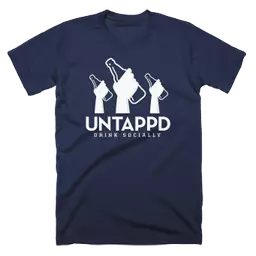Untappd Loyalist Shirt (Navy) product label