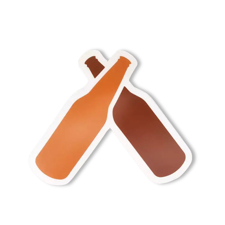 Untappd Bottles Sticker