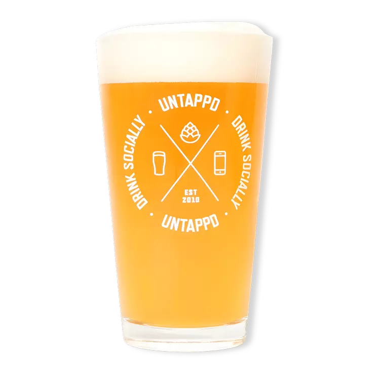 Untappd Cipher Pint Glass