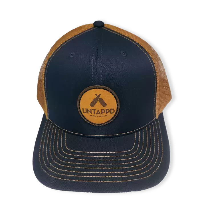 Untappd Leather Badge Hat