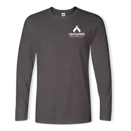 Untappd Logo Long Sleeve Shirt product label