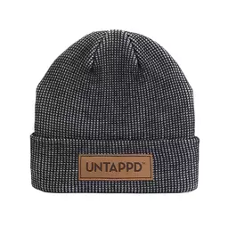 Untappd Waffle Knit Beanie product label