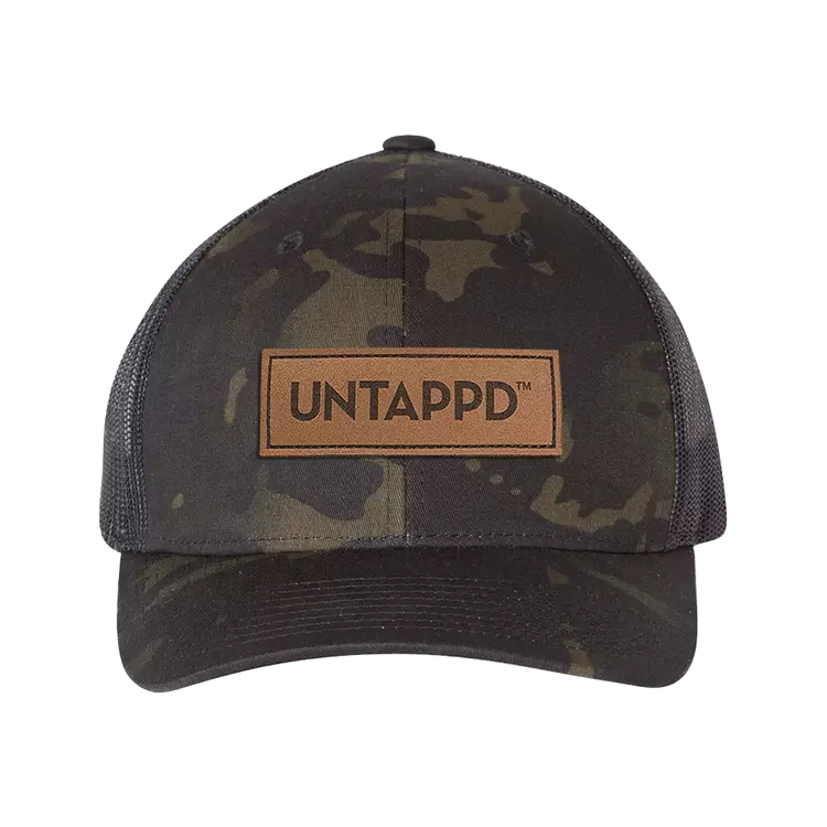 Untappd Camo Snapback Hat